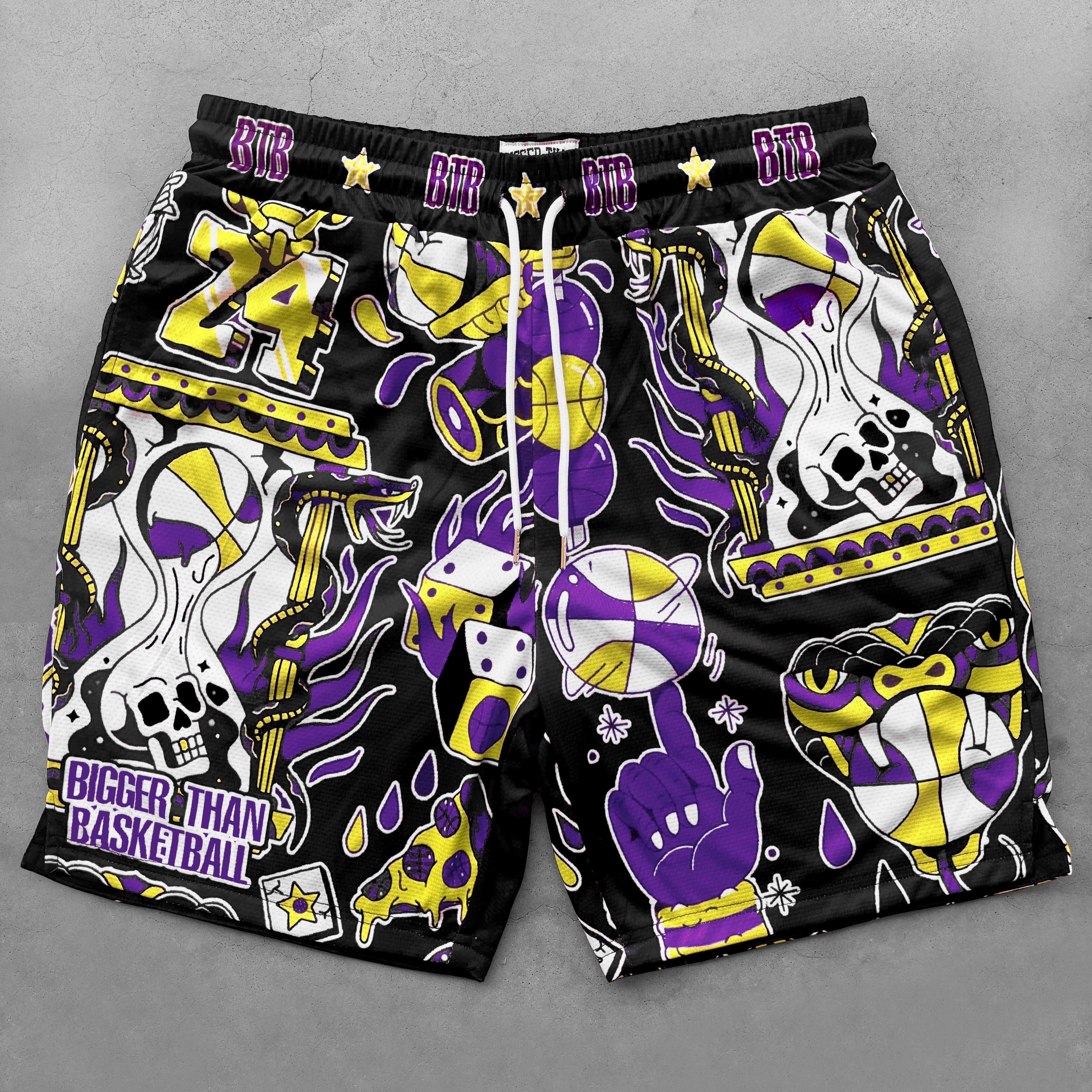 Collection of Mamba Madness Shorts in a gallery layout